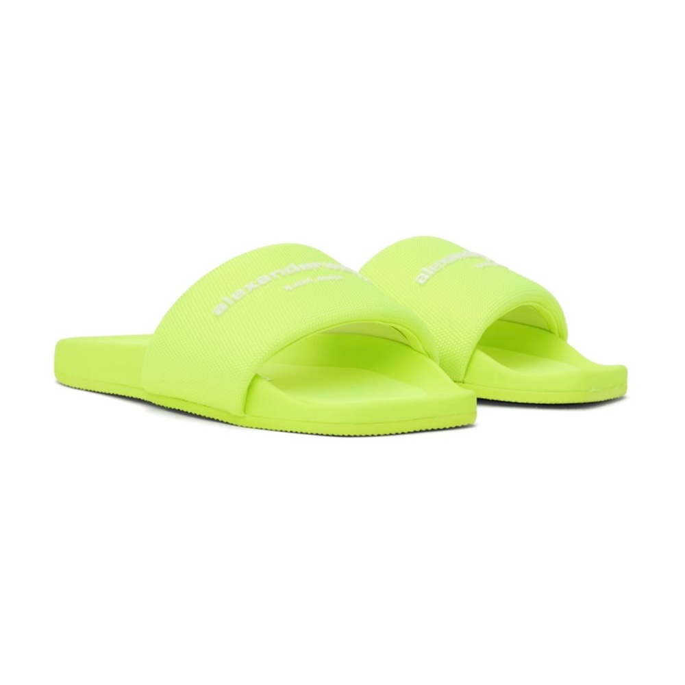 Brand new in box ALEXANDER WANG
Yellow AW Pool Slides